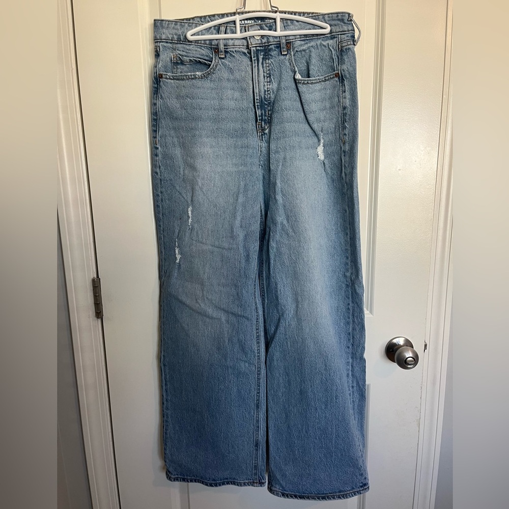 Old Navy SKY-HI WIDE LEG JEANS